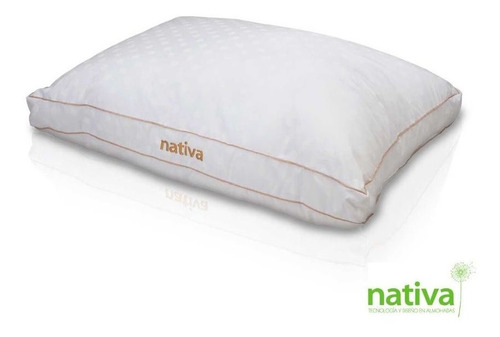 Imagen 3 de 5 de Almohada Nativa Fibra Gema 70 X 50 Super Mullida!