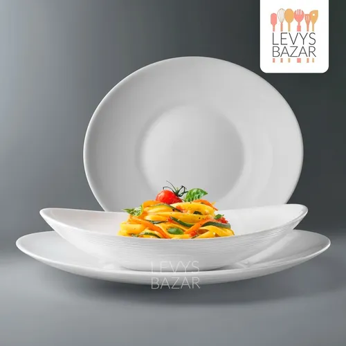 Platos de vidrio blanco new arrivals