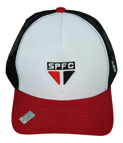 Boné São Paulo Trucker Spfc Viés - Unissex Licenciado