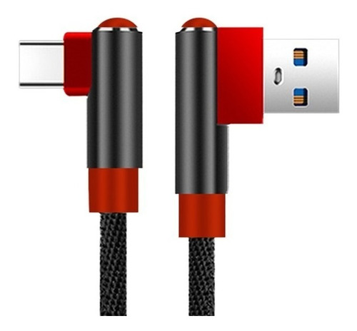 Imagen 2 de 4 de Cable De Carga Rápida Gamer Lightning Micro Usb Type C