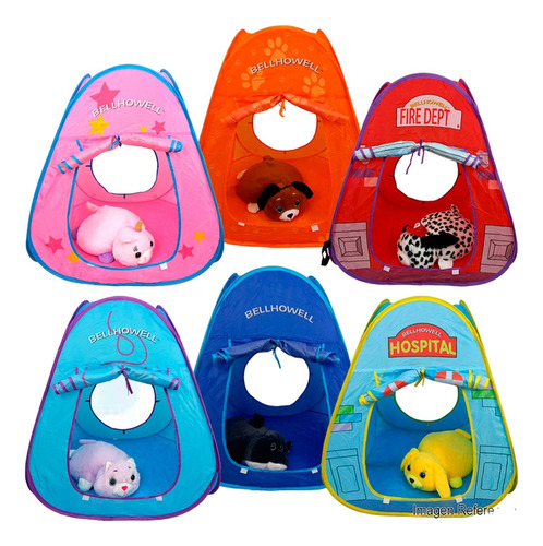 Carpa Casa Para Niñas Niños Peluche Carpa Plegable