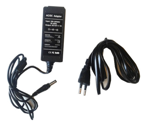 Adaptador Ac/dc Cargador  Generico Imp:240vac Out:dc12v 1a