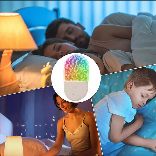 Lámpara De Pared Con Luz Nocturna Y Sensor De Luz Enchufable
