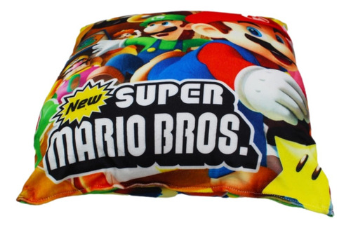 Cojin Super Mario Bros Decorativo Providencia Doble Vista