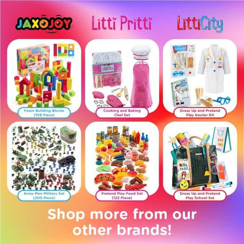 Jaxojoy Bloques De Construcción De Espuma Para Ni?os -
