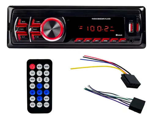 comprar Auto Estereo Fijo Bluetooth Radio Fm Usb Auxiliar 60w 1782e