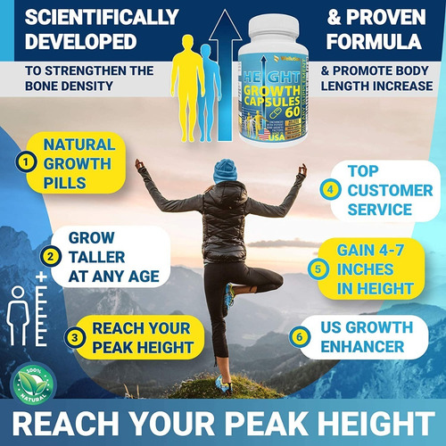 Imagen 4 de 6 de Height Growth Hormonas De Crecimiento De Estatura Efectivas