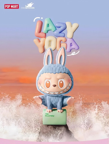 Labubu Perezoza The Monsters Edición Limitada Lazy Yoga