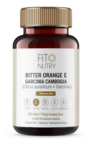 Imagem 1 de 2 de Citrus Aurantium  + Garcinia Cambogia 60 Cápsulas