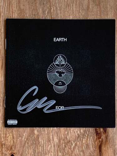Cd Earth Autografiado Por Ed Obrien Radiohead (Usado)