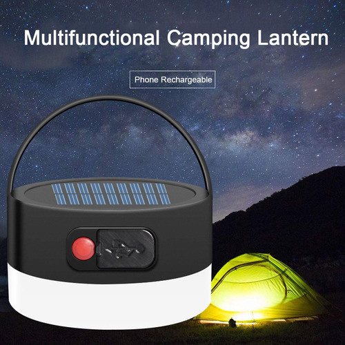 Imagem 2 de 9 de Multifuncional Camping Lanterna Ip55 Impermeável Recarregá