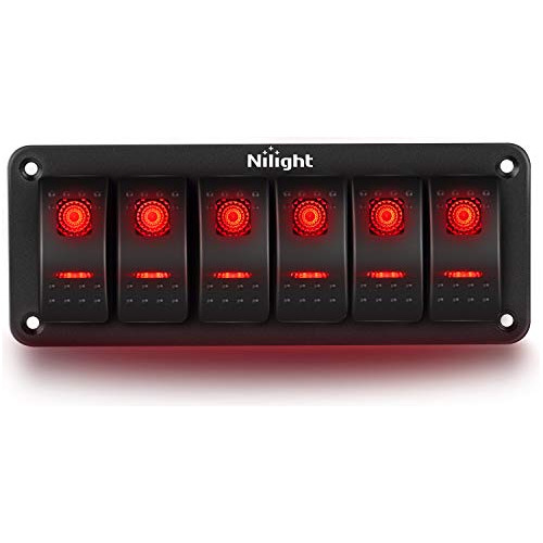 Nilight - Panel De Interruptores Basculantes De 6 Bandas, 5 