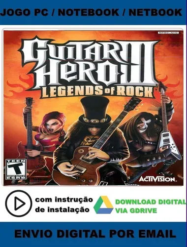 Jogo Guitar Hero III Legends Of Rock Xbox 360 Usado - Meu Game