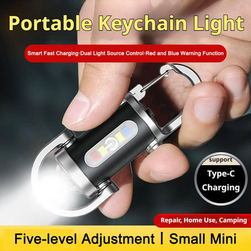 Linterna Portátil Tipo Llavero Portátil, Mini Linterna Led,