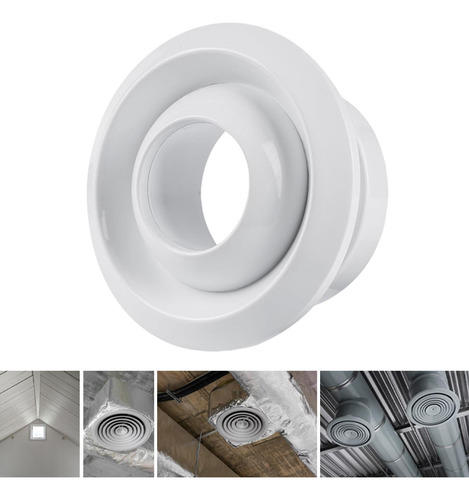 Difusor De Aire Redondo Difusor De Techo Liviano 4 Pulgadas