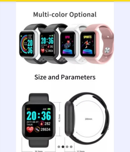 Imagen 2 de 6 de Smartwatch D20 Pro Precio Por Mayor