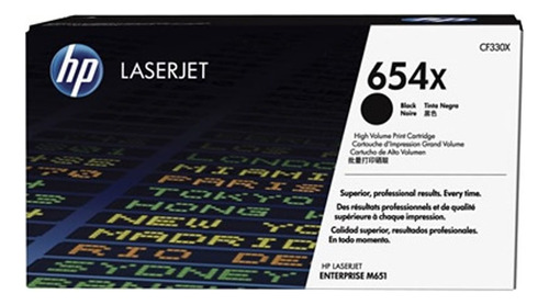 Toner Hp Cf330x (654x) Ent M651 Negro 20.5k Pg