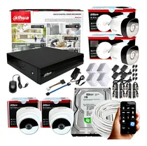 Comprar Kit Dahua 4 Cámaras Seguridad 5mp + Dvr 4ch + Disco 1tb Cctv