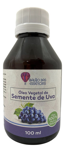  Óleo Vegetal Semente De Uva 100% Puro - 100ml