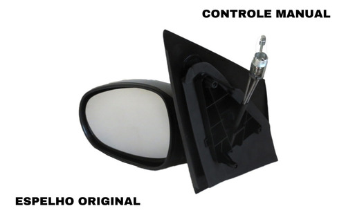 Retrovisor Grand Siena Original Manual 2013 Branco Le