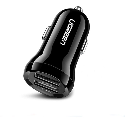 Cargador Celular Ugreen Dual Usb Auto Ultra Compacto 24 W