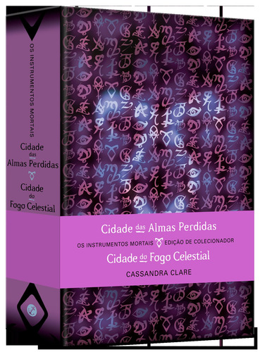 Cidade das Almas Perdidas & Cidade do Fogo Celestial (edição de colecionador – 2 em 1), de Clare, Cassandra. Os instrumentos mortais Editorial Galera, capa dura em português, 2019