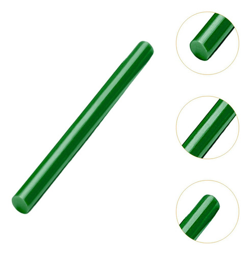4 Barras De Pegamento Derretidas Evstrips, Color Verde