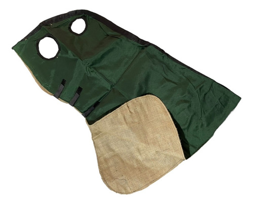 Manta P/caballo Cordura Impermeable Yute 1,30 C/pescuera Verde Ingles