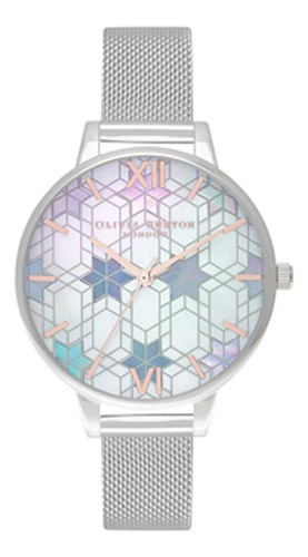 Reloj Olivia Burton Mujer Acero Inoxidable Ob16iq01 Ice Q.