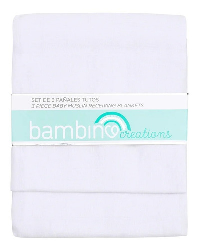 Tuto Pañal De Algodón Bambino Para Bebes Guagua Set 3 Tutto