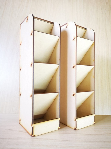 2 Organizador Vertical Lápices Plumones Súper Tips Letering