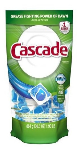 Cascade Actionpacs Fresh Scent, 48-count