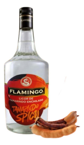 Paquete De 3 Licor Flamingo Tamarindo Enchilado 1 L