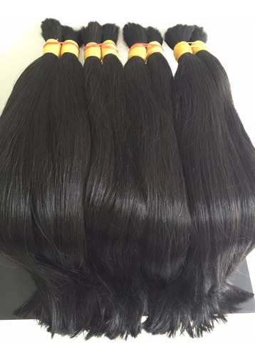 Cabelo Humano Ondulado Ponta Cheia 70/75 Cm -100 Gr