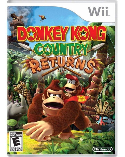 Jogo Donkey Kong Country Returns Wii Usado Mídia Física