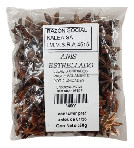 Anis Estrellado 25g Lleve 3 Pague 2