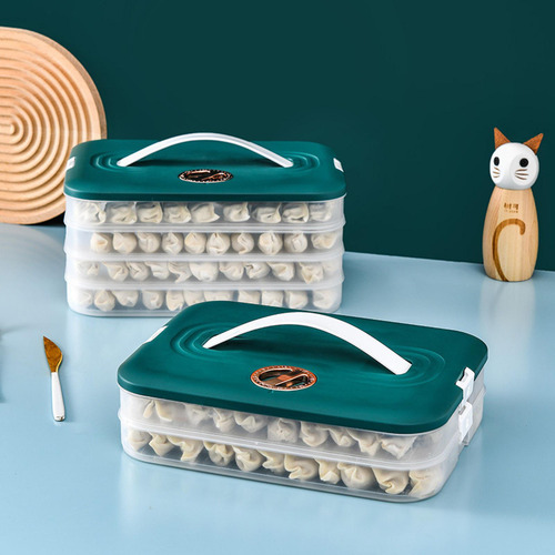 Caja De Bolas De Masa Hervida, Contenedor 4 Capas