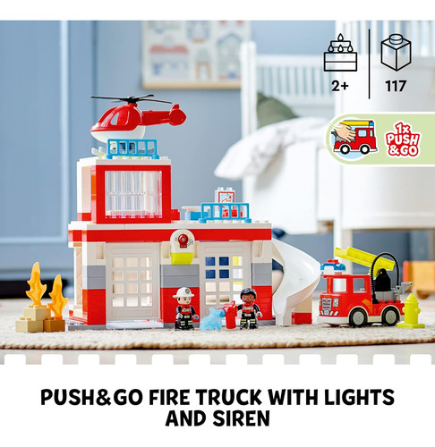 Lego Duplo - Juego De Estación De Bomberos