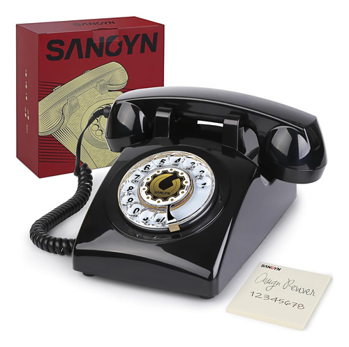 Teléfono Retro De Disco Rotatorio Sangyn 1960s