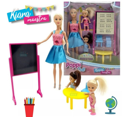 Imagen 4 de 8 de Muñeca Poppi Doll Kiara Maestra