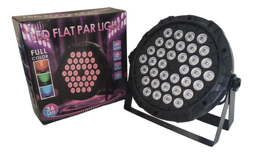 Foco Par 36 Leds Rgb Fidek 139215