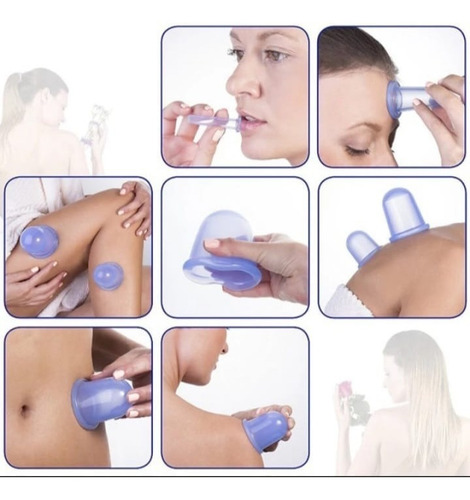Imagen 3 de 4 de Anticelulitis Ventosas Elimina La Celulitis Pack De 4 Unid