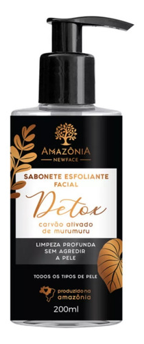 Sabonete Esfoliante Facial Detox Amazônia New Face 200ml