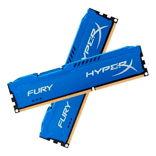 Memoria Ram Ddr3 4gb Hyperx 1600mhz Cl10 Pack X2 (8gb) (Usado)