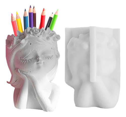 Hl Molde De Silicona Para Maceta De Flores Suculentas De