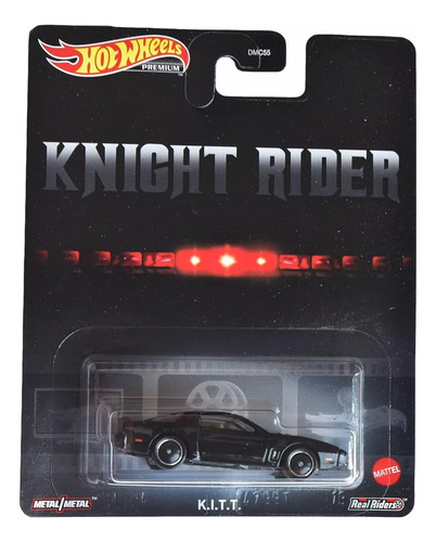 Auto Mattel Hot Wheels Premium Knight Rider Pursuit K.i.t.t. Negro