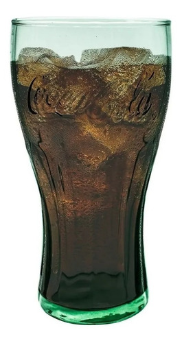 4 Vasos De Vidrio Coca Cola Vintage