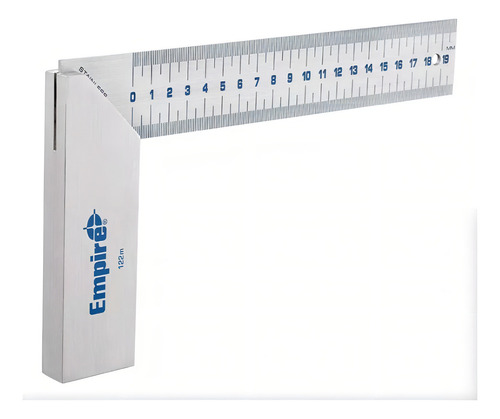 Escuadra De Acero Inoxidable Con Mango Empire 20 Cm 122m