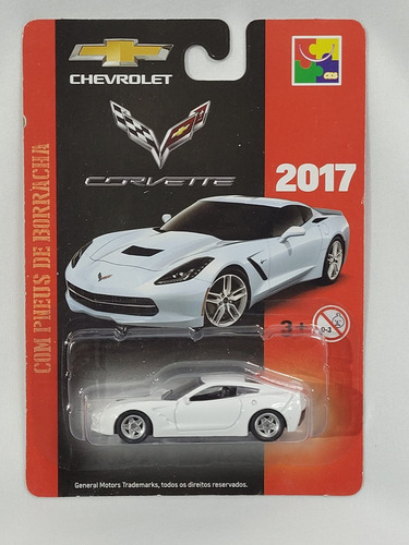Gm Corvette C7 Stingray 2017 1:64 Cks Pneu Borracha 1magnus