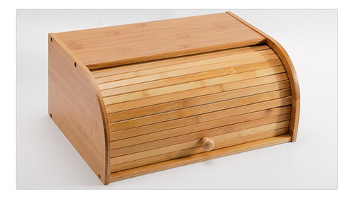 Recipiente De Madera Tradicional Para Guardar Pan, Caja De A